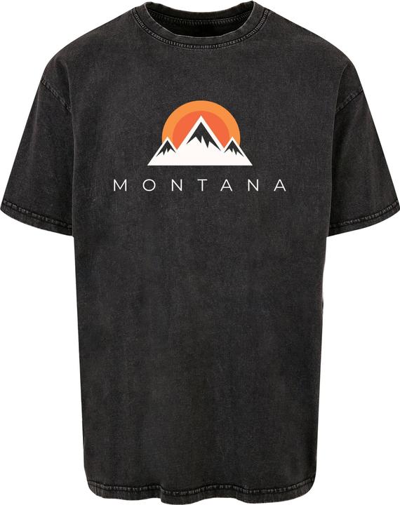 Produktbild Merchcode Montana X Acid Washed Heavy Oversize Tee - 112329 (M)