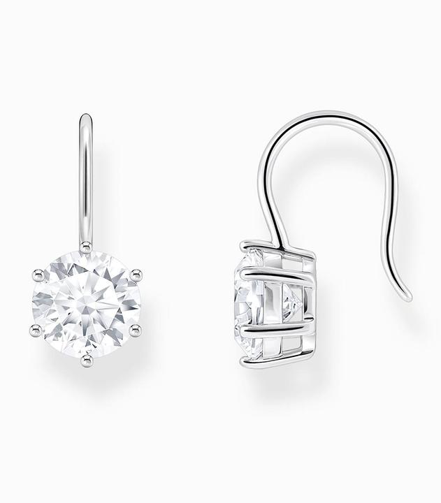 Image du produit Thomas Sabo Boucles d'oreilles avec grand zircon blanc Argent (Argent sterling 925)
