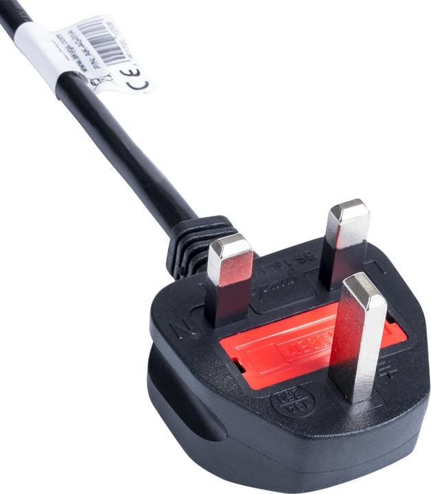 Produktbild Akyga Strom Anschlusskabel (1x Kleingeräte-Buchse C7 - 1x UK-Stecker) 1.50 m Sch (1.50 m)