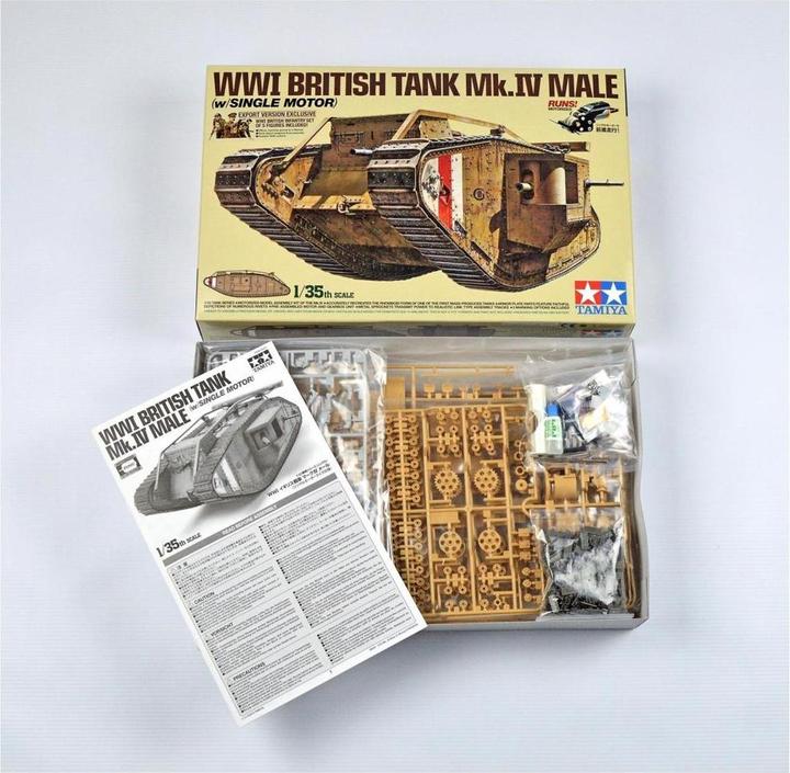 Immagine prodotto Tamiya Carro armato britannico Mk.IV maschio con motore
