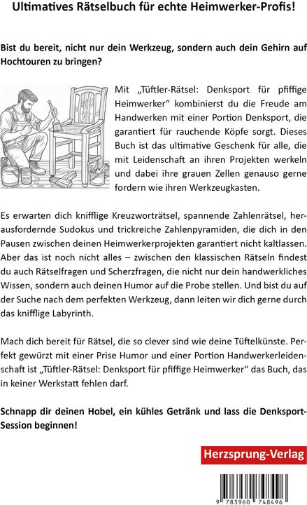 Produktbild Holland:Tüftler-Rätsel: Denksport für p (Deutsch, Nanja Holland, 2024)