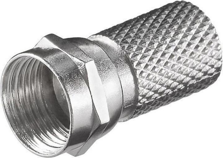 Transmedia Satelliten F-Stecker 7mm 10er-Pack (Stecker und Verbinder)