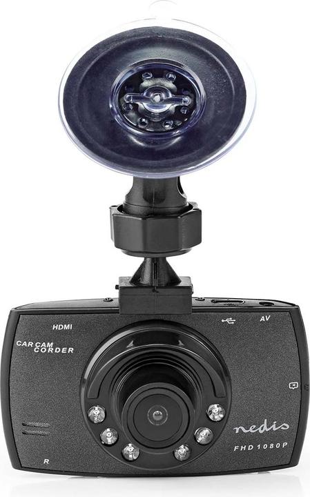Produktbild Nedis Cityline Warsaw, Dashcam 1080p, 2.7", HDMI (Eingebautes Mikrofon, WLAN, Nachtsicht, GPS-Empfänger, Beschleunigungssensor, Eingebautes Display, HD)