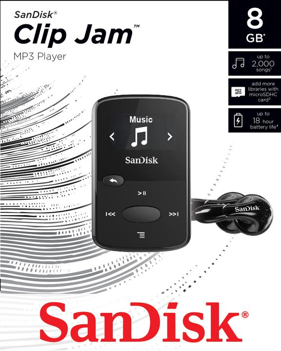 Actual product image SanDisk Clip JAM (8 GB)