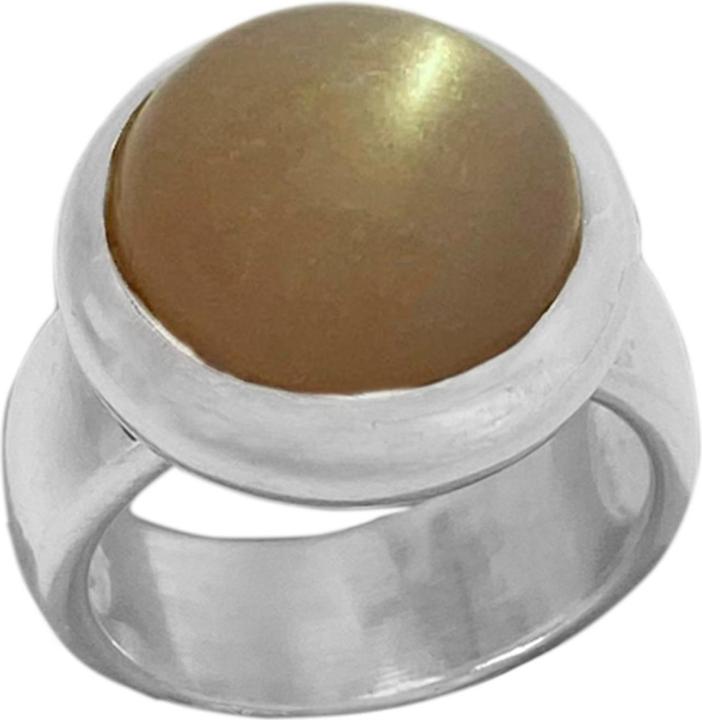 Produktbild Steinkult Sterling Silber Ring "Pfirsich Mondstein" (56, 925 Silber)