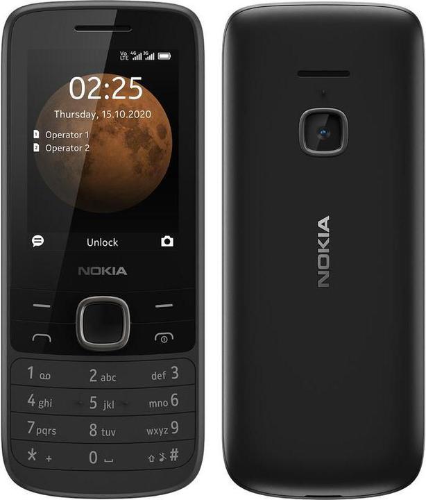 Image du produit Nokia GSM phone 225 4G black (2.40", 0.30 Mpx, 4G)
