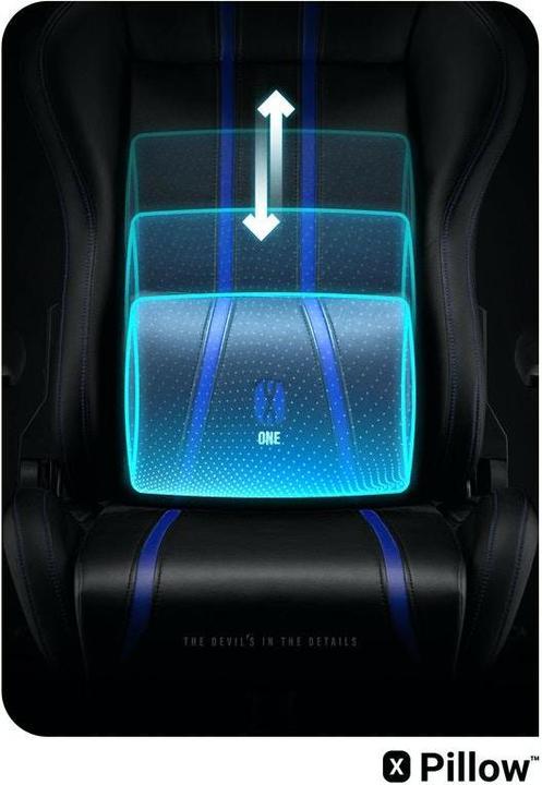 Actual product image Diablo Gaming chair X-One 2.0 Gaming Chair Normal, Black-blue