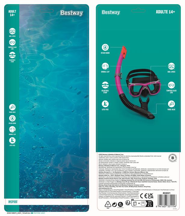 Produktbild Bestway Schnorchelset Inspira Pro Adult 14+
