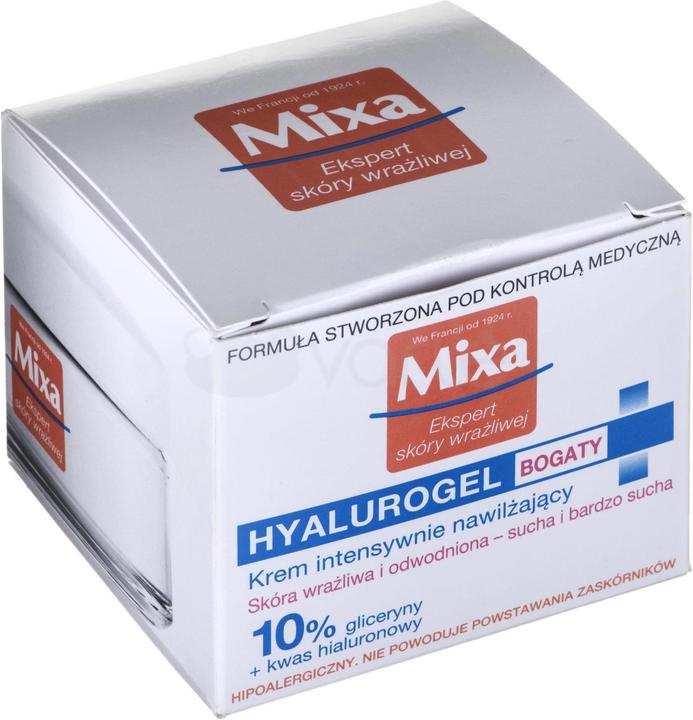 Produktbild Mixa Hyalurogel Sensitive Skin Expert Intensive Moisturizing Cream 50ml (50 ml, Tagescreme, Gesichtsgel)
