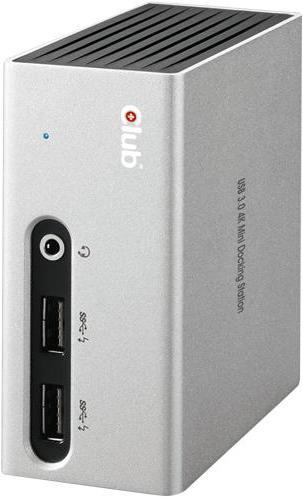 Produktbild Club 3D CLUB3D SenseVision USB 3.0 4K UHD Mini Docking Station (USB-C, 4 Ports)