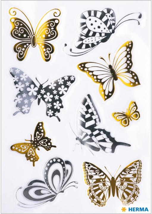 Actual product image HERMA Stickers butterflies