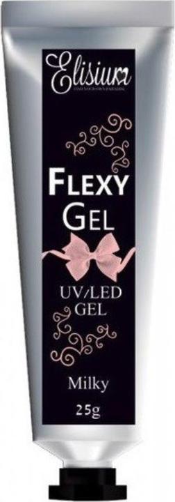 Produktbild Elisium Flexy Gel gel for nail extension Milky 25g (Haargel)