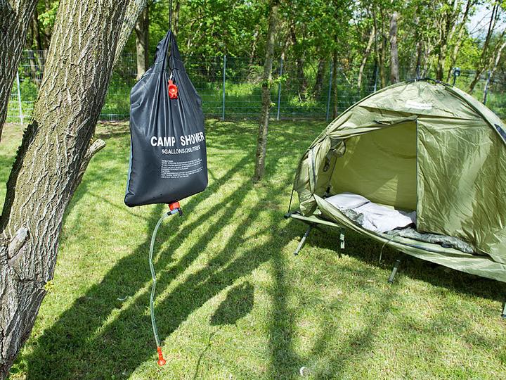 Actual product image Semptec Solar garden and camping shower