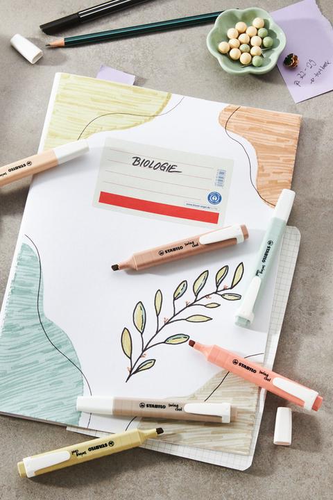 Produktbild STABILO Swing Cool (Beige und Erdgrün, Sienna, Schlammgrün, 5 mm, 4 x)