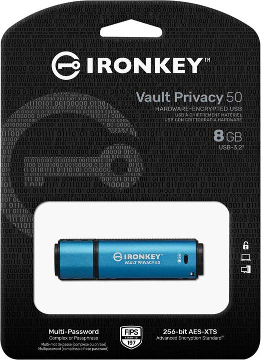 Actual product image Kingston IronKey Vault Privacy 50 (16 GB, USB-A, USB 3.2)