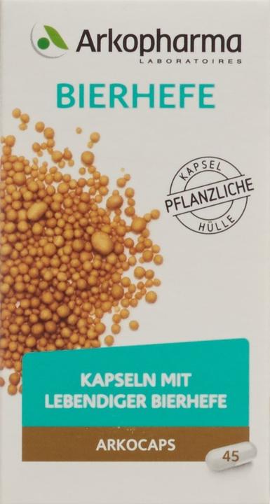 Immagine prodotto Arkopharma Arkocaps Bierhefe Kapseln (45 Pezzo/i, Pillole, 49 g)