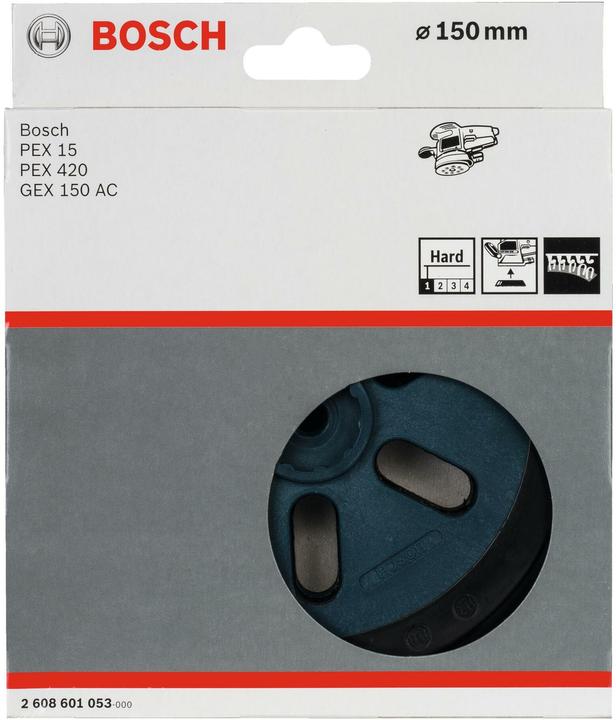Actual product image Bosch Professional Zubehör Sanding disc hard, 150 mm, for GEX 150 AC Professional, PEX 15 AE