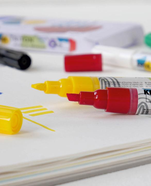 Produktbild Solo Goya Triton Acrylic Paint Marker 2er Set (Schwarz, Weiss, 4 mm, 2 x)