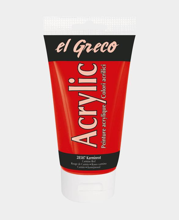 Produktbild Kreul el Greco Acrylic (Karminrot, 150 ml)