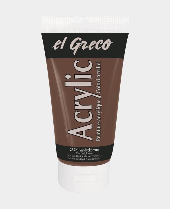 Produktbild Kreul el Greco Acrylic (Vandyckbraun, 150 ml)