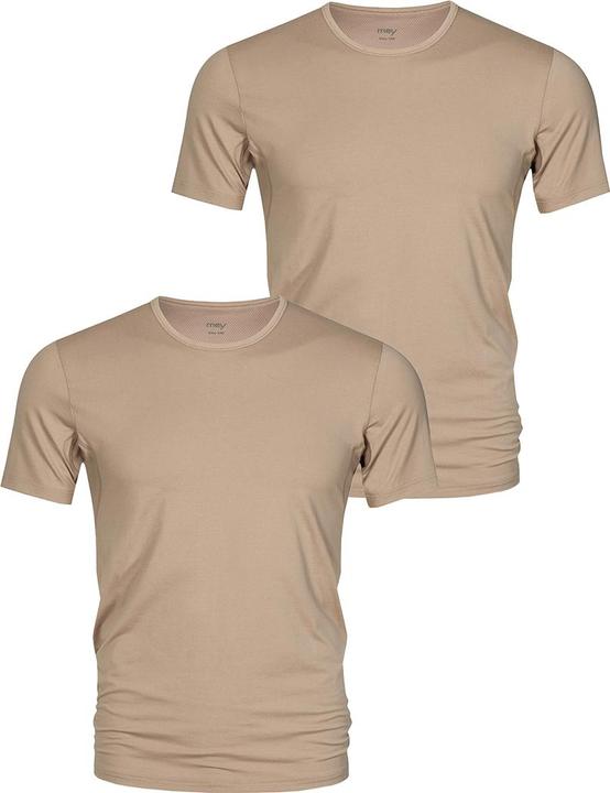 Actual product image Mey Pack of 2 Dry Cotton T-shirt with round neck (XL)