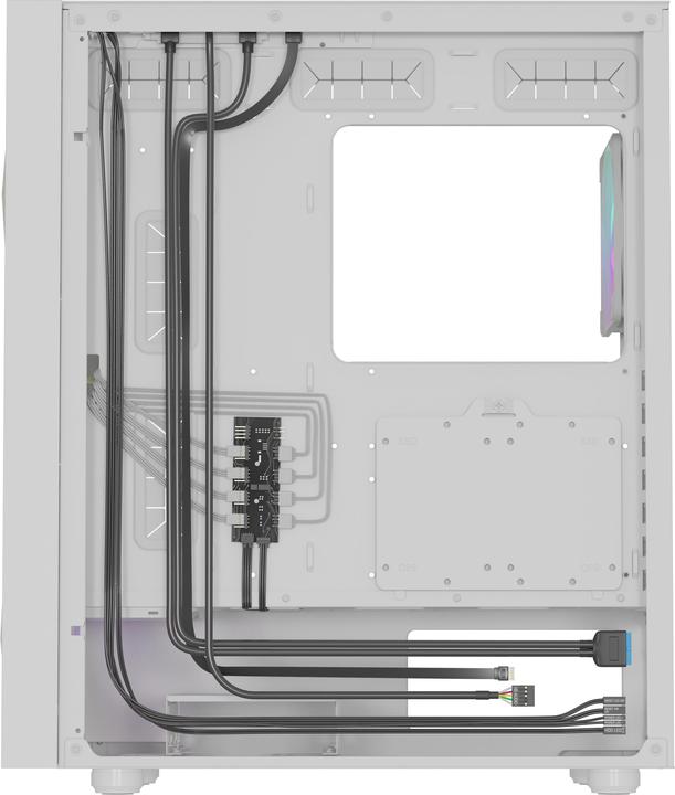 Image du produit Genesis Obudowa Diaxid 605 ARGB biała (NPC-2173) (mATX, ATX, Mini-ATX)