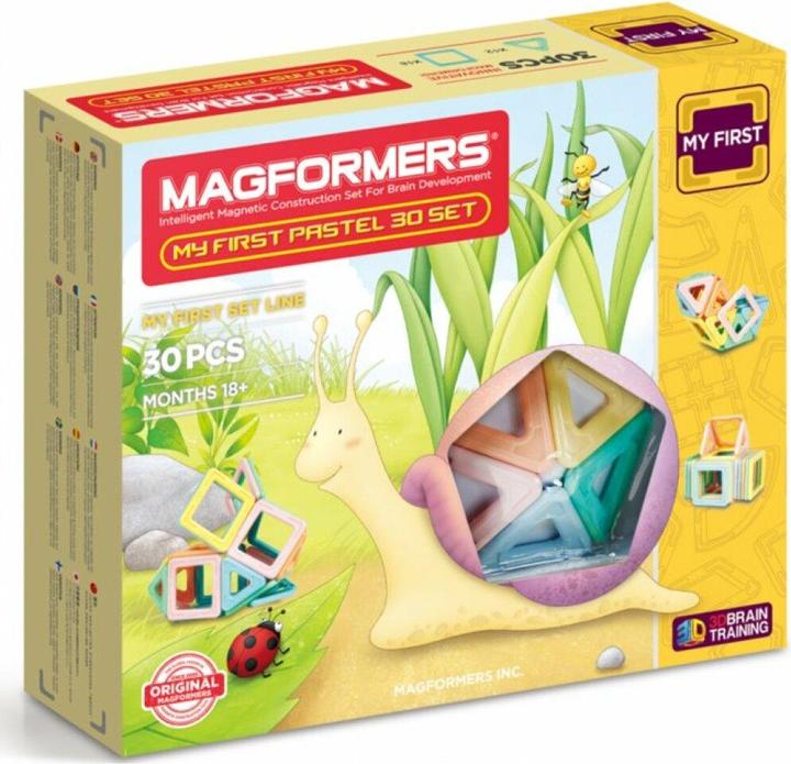 Actual product image Magformers My First Pastel 30PC Set rinkinys