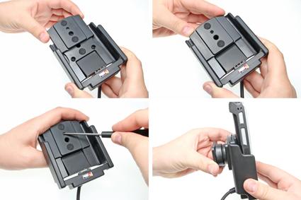 Actual product image Brodit Active fixed holder. Motorola TC55 with Case