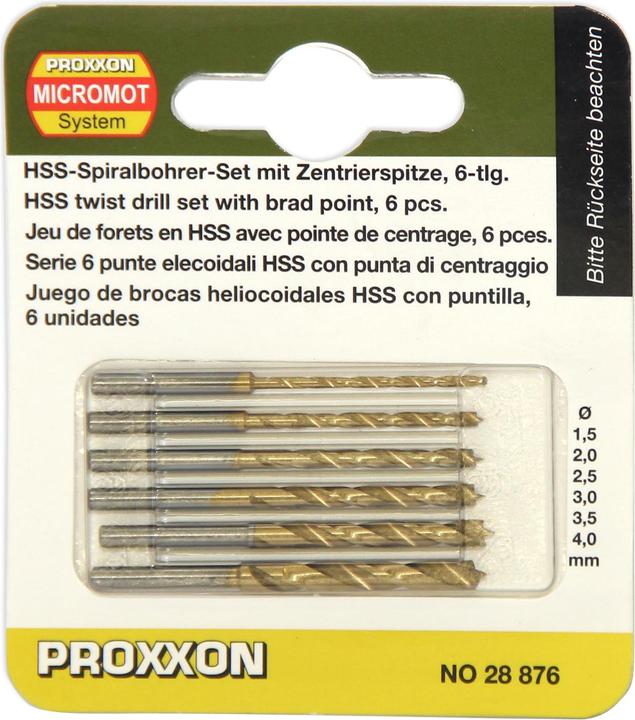 Produktbild Proxxon Spiralbohrer-Satz (3.0 Millimeter)