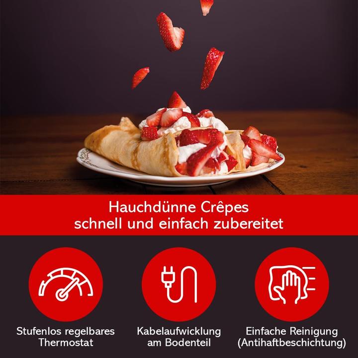 Actual product image Clatronic Crêpe Maker CM 3372