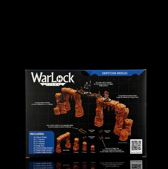 Image du produit Wizkids WarLock Tiles Accessory : Ponts en dripstone