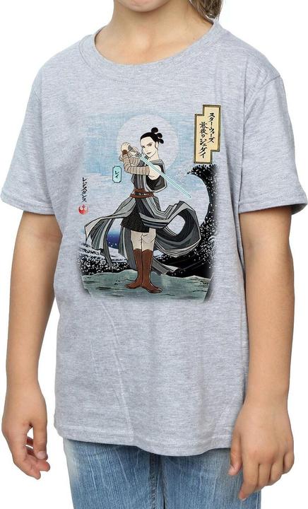 Produktbild Star Wars The Last Jedi Japanese Rey TShirt Mädchen (140, 146)