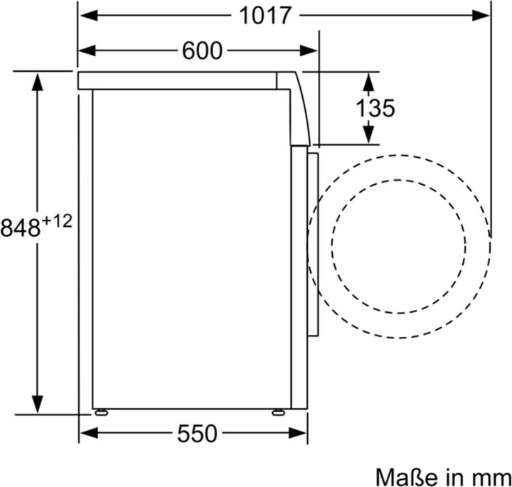 Actual product image Bosch Hausgeräte WAN28123 (7 kg, Left, EU plug)