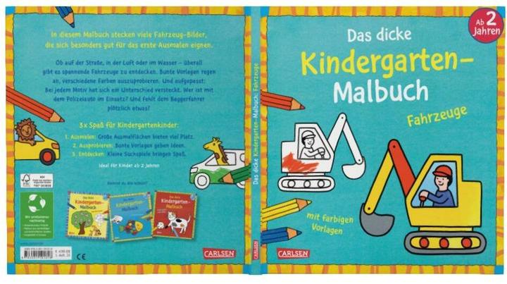 Image du produit Le gros livre de coloriage pour la maternelle : les véhicules
