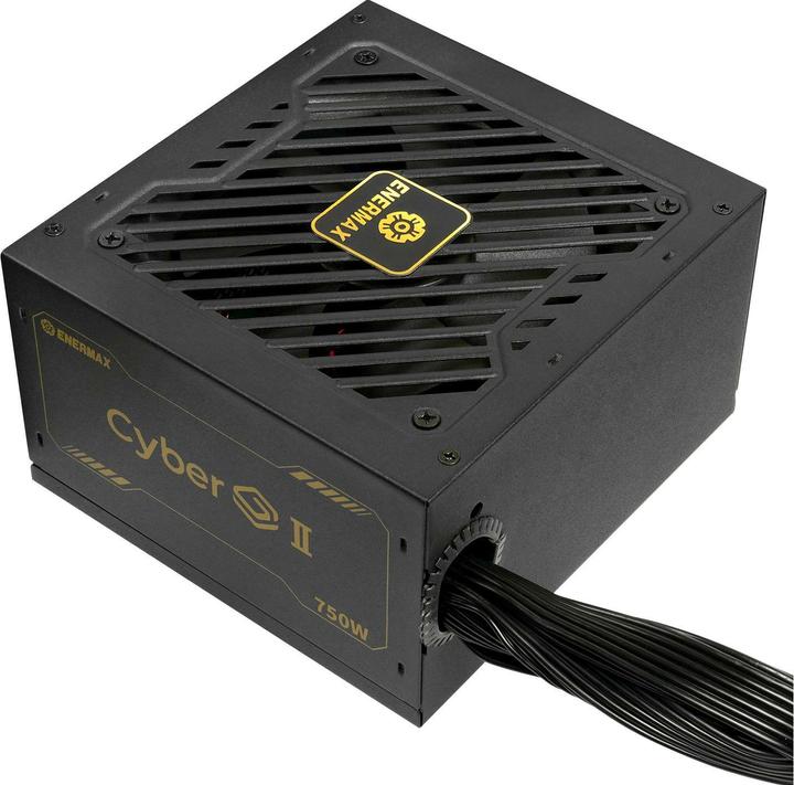 Enermax Power Supply 750W CyberG II 80+ Gold Black non-mod (750 W)