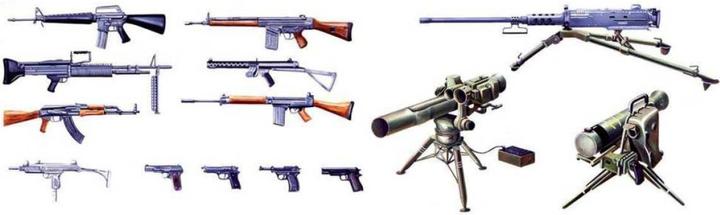 Carson 1:35 Military Set Modern Weapons