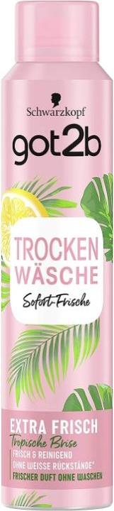 Produktbild Schwarzkopf Dry Shampoo DRY WASH Extra Fresh 200ml (200 ml, Trockenshampoo)