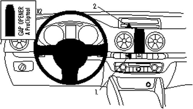 Brodit 854804 ProClip Audi A3/S3 Baujahr 13-20