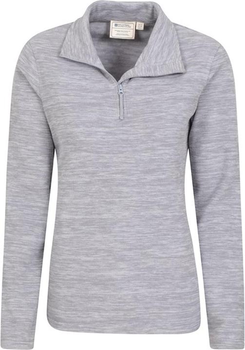 Actual product image Mountain Warehouse Womens/Ladies Snowdon Melange Fleece Top (44 D)