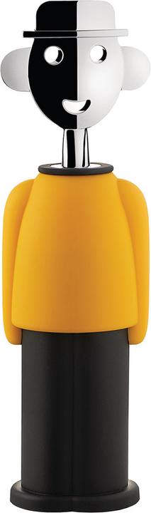 Alessi Tire-bouchon Alessandro M. jaune-noir (Tire-bouchon)