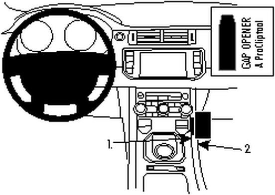 Image du produit Brodit 854702 Support Range Rover Evoque 12-18