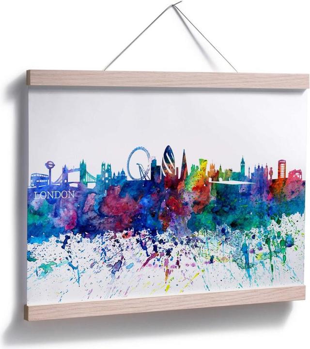 Image du produit Trenddeko London Aquarell Skyline (60 x 50 cm)