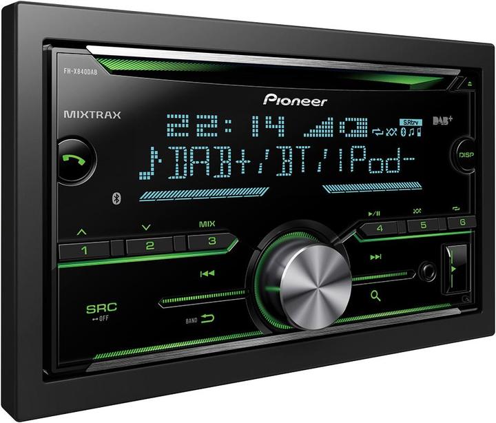 Pioneer FH-X840DAB inkl. DAB-Antenne