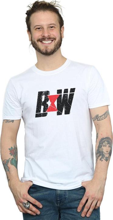 Produktbild Black Widow Movie Initial Logo TShirt (M)