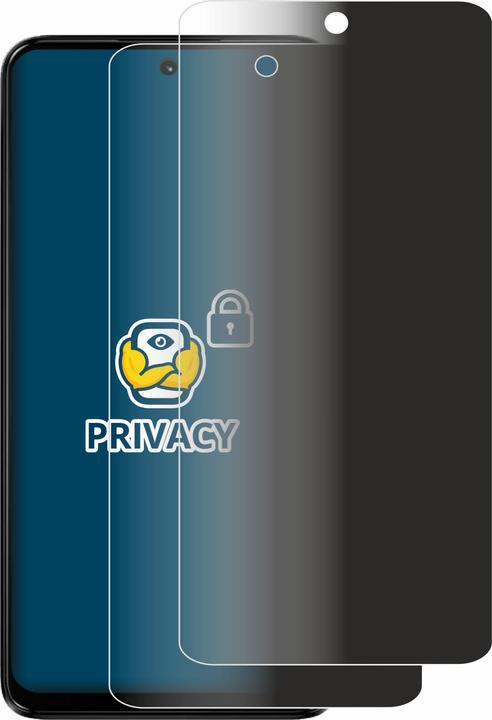 Productafbeelding BROTECT Anti-spionnetje privacyfolie Beschermfolie tegen blauw licht (2 Stuk, Motorola Moto G14)