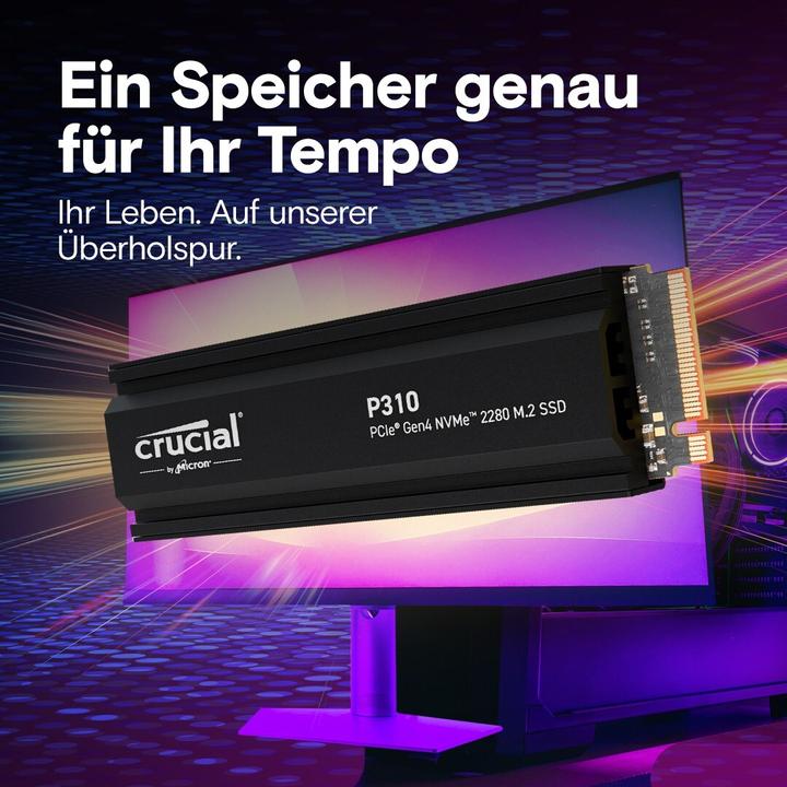 Image du produit Crucial P310 mit Heatsink (2000 Go, M.2 2280)