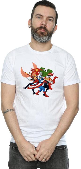 Produktbild Avengers Assemble Comic Team TShirt (XL)