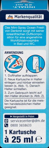 Produktbild dm Denkmit Lufterfrischer Mini-Spray Ocean Fresh Nachfüllpack