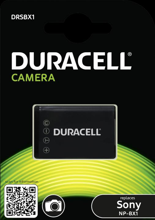 Actual product image Duracell Li-Ion battery 1090 mAh for Sony NP-BX1 (Rechargeable battery)