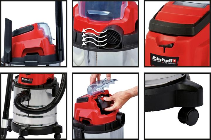 Produktbild Einhell TC-VC 18/20 Li S Solo (Nass-Trockensauger)